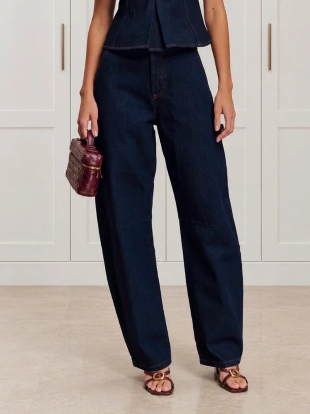 Meshki Renata Barrel Jeans